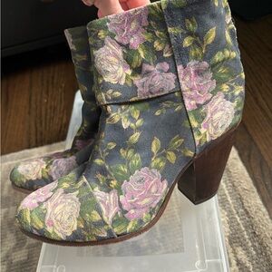Rag and Bone Floral Newbury Boots